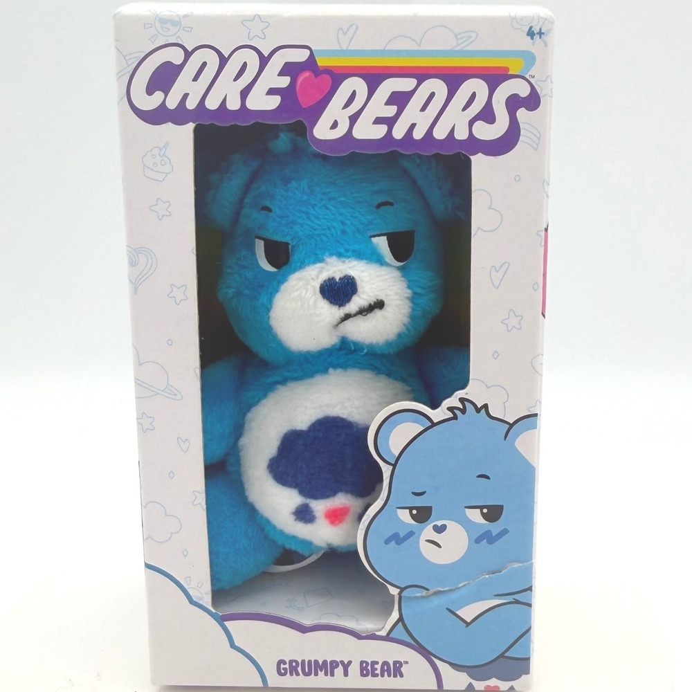 Care Bears Grumpy Bear 3 Inch Micro Plush Blue Rain Cloud Belly Basic Fun 22232